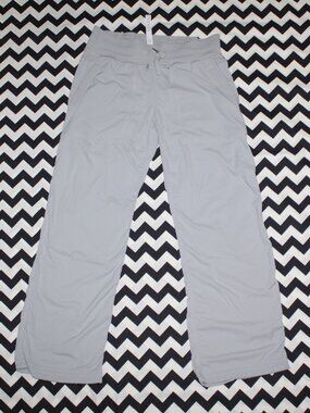 Women's Lululemon Dance Studio Mid-Rise Pant---Color: Light Grey, Size: 8